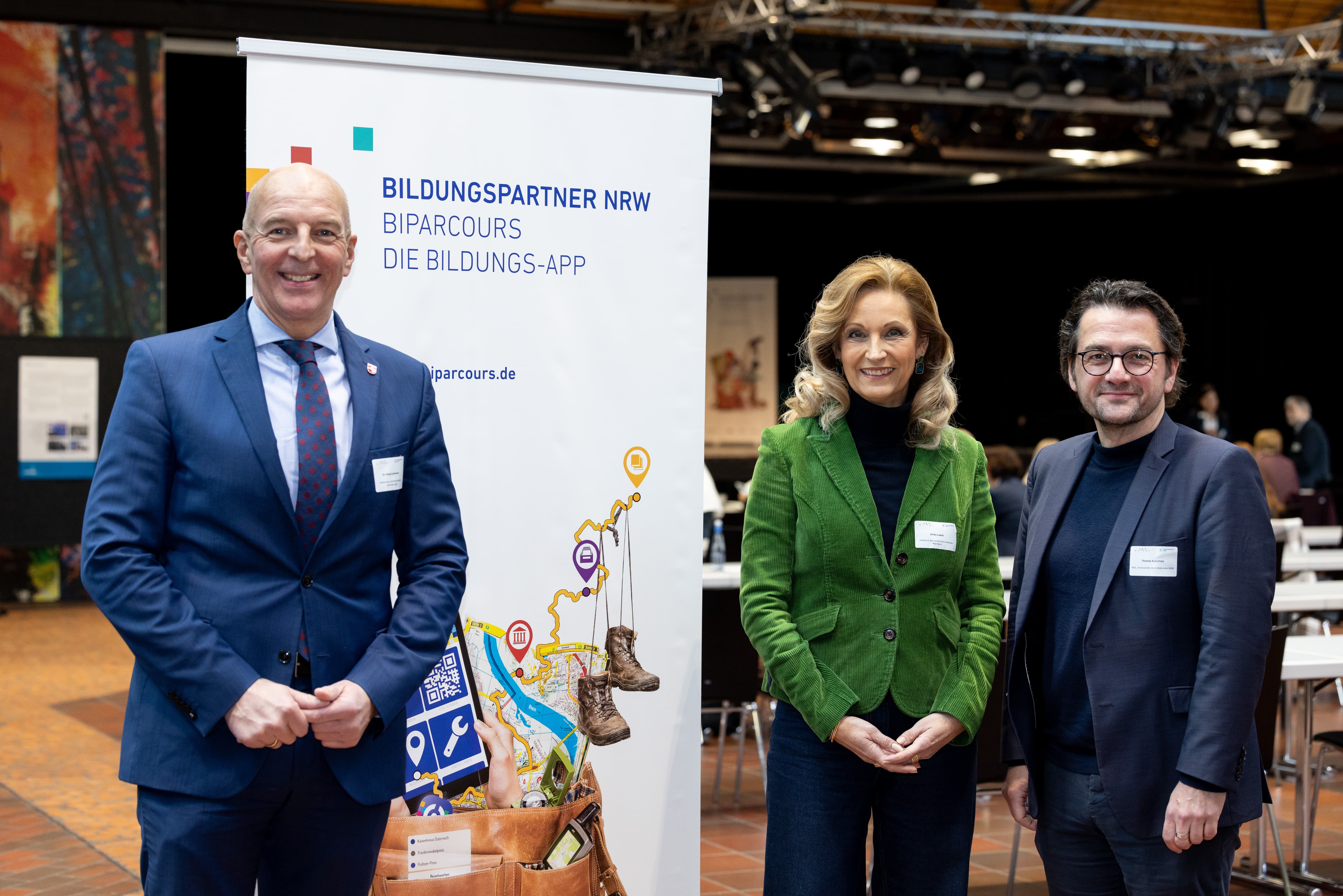 Ulrike Lubek, Dr. Georg Lunemann und Thomas Kutschaty